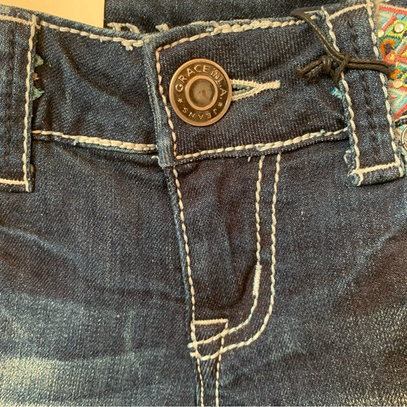 *NWT* Grace in LA Denim Shorts - Picture 3 of 10